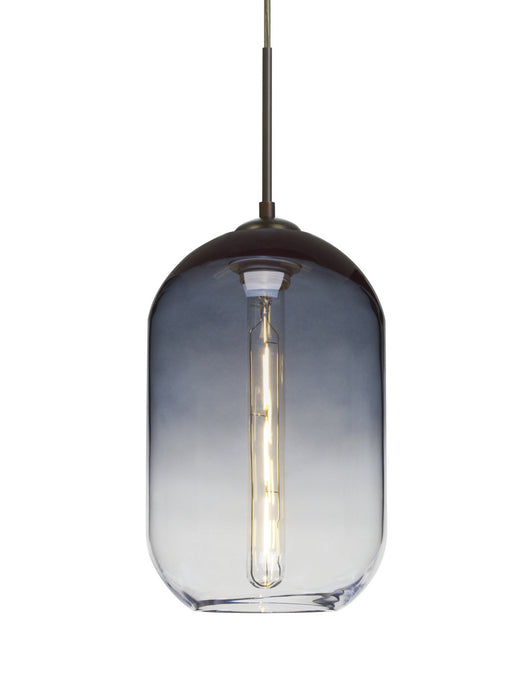 Besa 1JT-OMEGA12ST-EDIL-BR One Light Pendant, Bronze