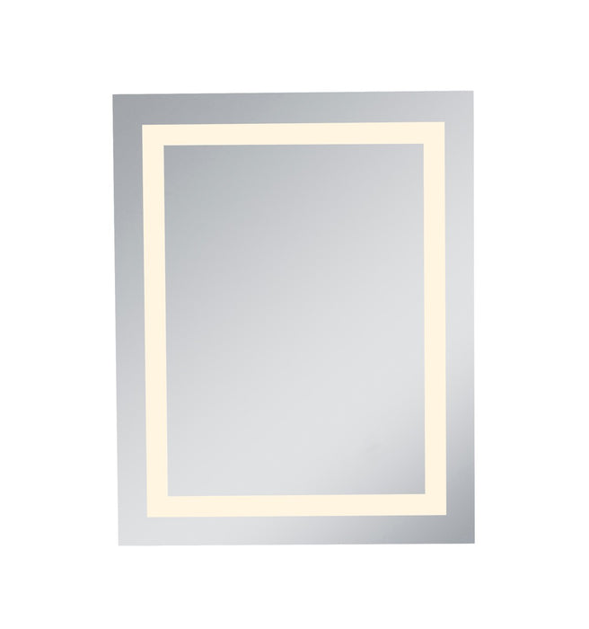 Elegant Lighting MRE-6013 LED Mirror, glossy white
