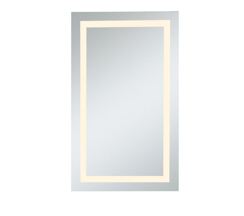 Elegant Lighting MRE-6014 LED Mirror, glossy white