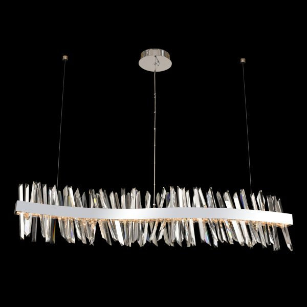 Allegri 030258-010 LED Island Pendant, Chrome