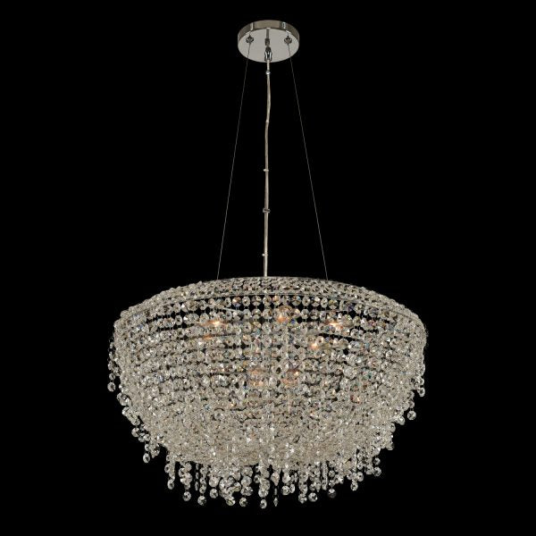Allegri 030851-010-FR001 Nine Light Pendant, Chrome