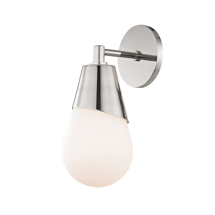 Mitzi H101101-PN One Light Wall Sconce, Polished Nickel