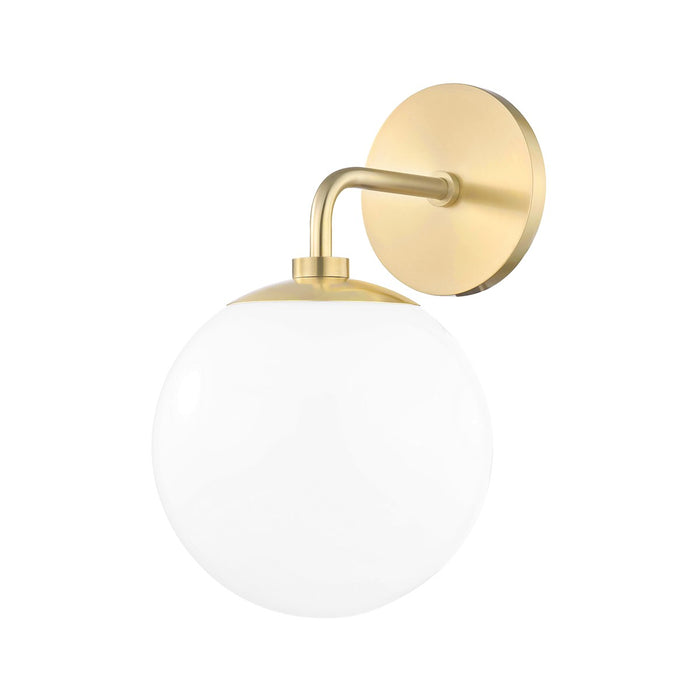 Mitzi H105101-AGB One Light Wall Sconce, Aged Brass