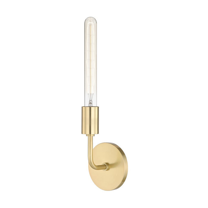 Mitzi H109101A-AGB One Light Wall Sconce, Aged Brass
