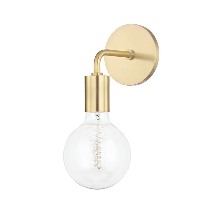 Mitzi H109101B-AGB One Light Wall Sconce, Aged Brass