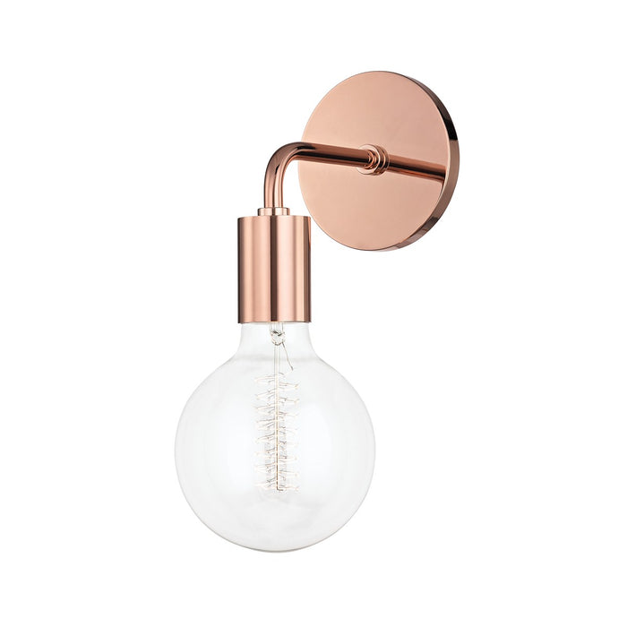 Mitzi H109101B-POC One Light Wall Sconce, Polished Copper