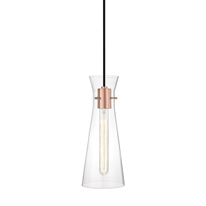 Mitzi H112701-POC One Light Pendant, Polished Copper