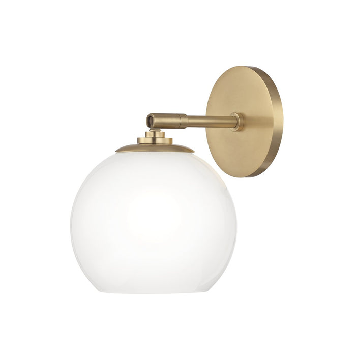 Mitzi H121101-AGB LED Wall Sconce, Aged Brass