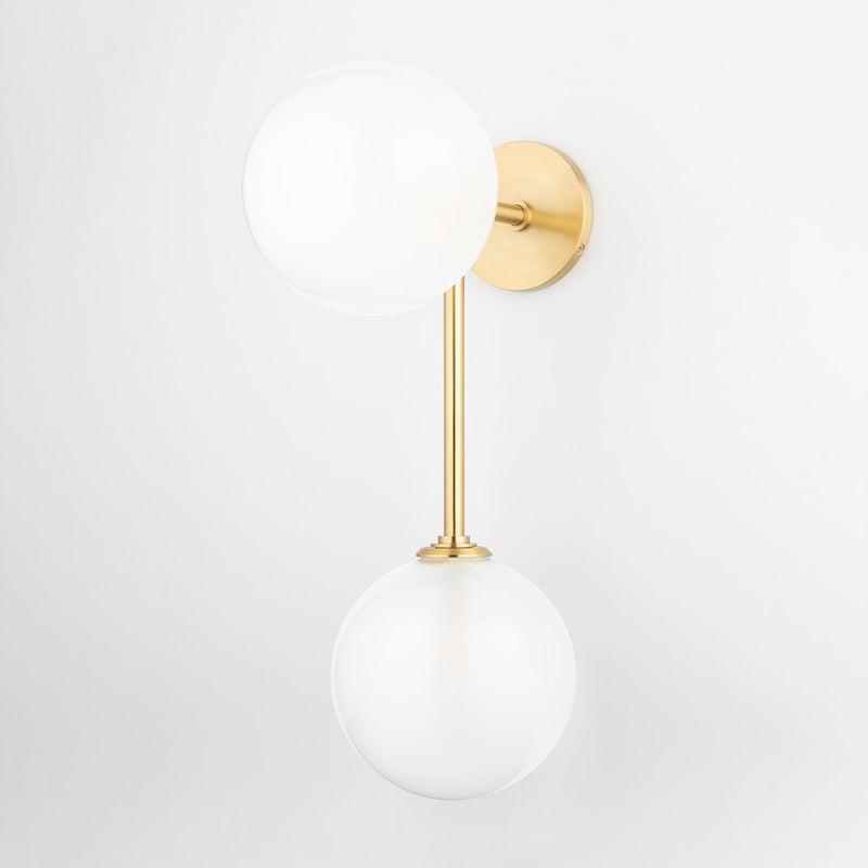 Mitzi H122102-AGB LED Wall Sconce, Aged Brass