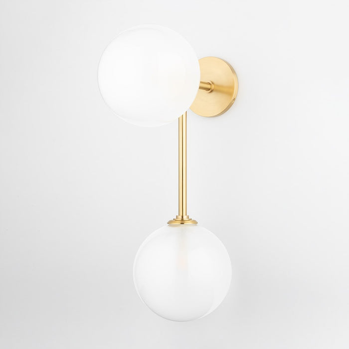Mitzi H122102-AGB LED Wall Sconce, Aged Brass
