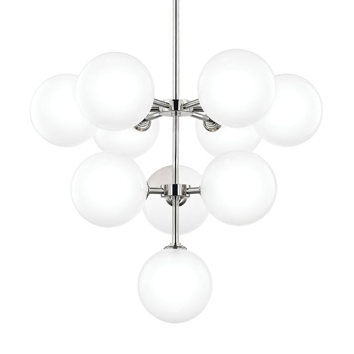 Mitzi H122810-PN LED Chandelier, Polished Nickel