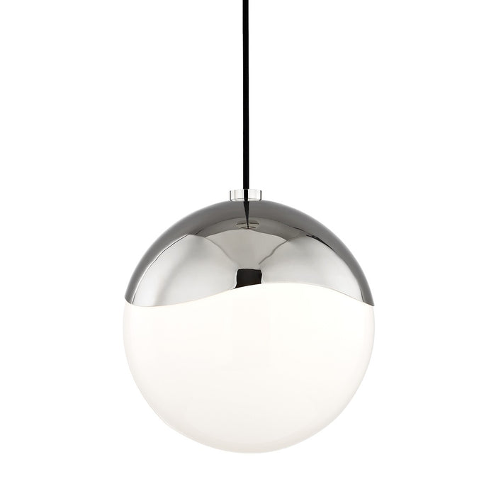 Mitzi H125701L-PN One Light Pendant, Polished Nickel
