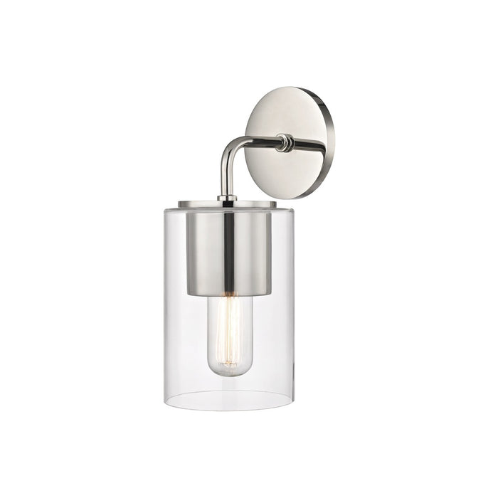 Mitzi H135101-PN One Light Wall Sconce, Polished Nickel