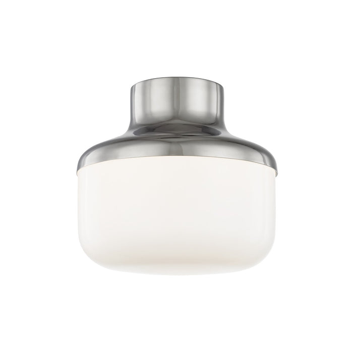 Mitzi H144501S-PN One Light Flush Mount, Polished Nickel