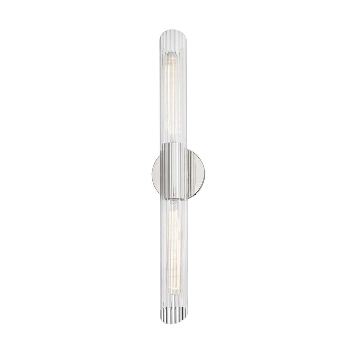 Mitzi H177102L-PN Two Light Wall Sconce, Polished Nickel