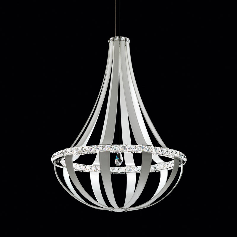 Schonbek SCE130DN-LW1S LED Pendant, White Pass