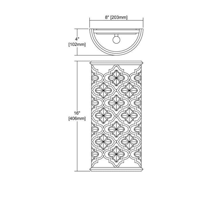 ELK Home 31091/2 Two Light Wall Sconce, Weathered Bronze