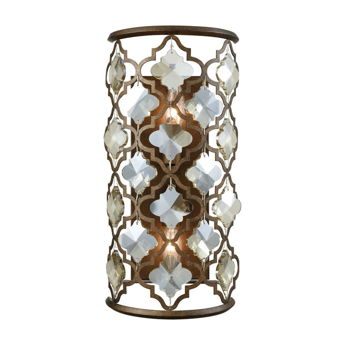 ELK Home 31091/2 Two Light Wall Sconce, Weathered Bronze