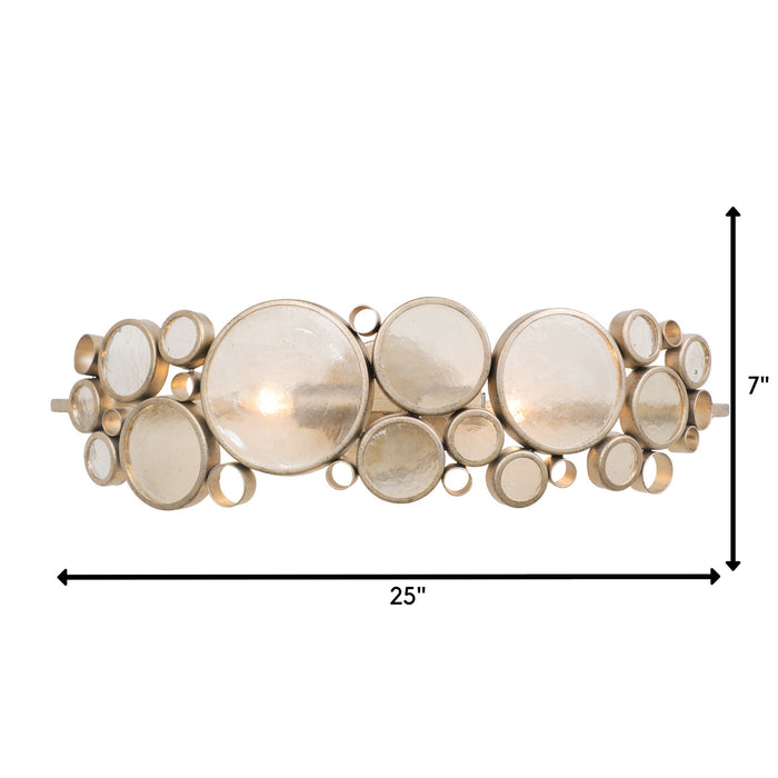 Varaluz 165B02ZG Two Light Bath, Zen Gold