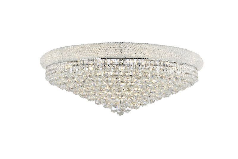 Elegant Lighting V1800F36C/RC 20 Light Flush Mount, Chrome