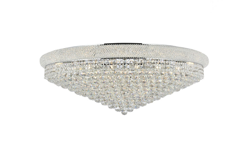 Elegant Lighting V1800F42C/RC 30 Light Flush Mount, Chrome