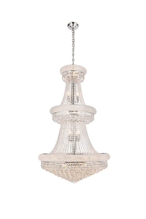 Elegant Lighting V1800G30C/RC 32 Light Chandelier, Chrome