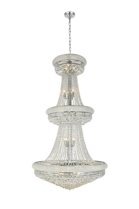 Elegant Lighting V1800G36C/RC 32 Light Chandelier, Chrome