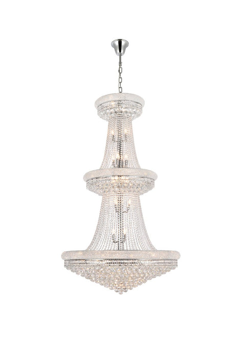 Elegant Lighting V1800G42C/RC 38 Light Chandelier, Chrome