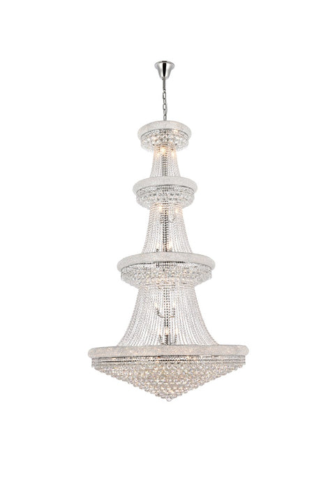 Elegant Lighting V1800G48C/RC 42 Light Chandelier, Chrome