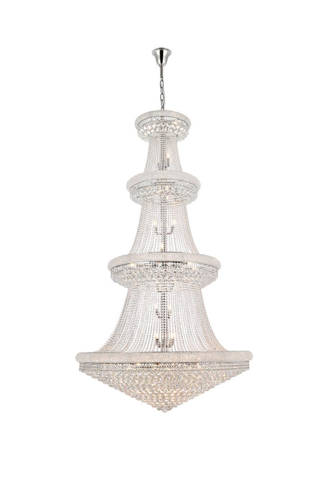 Elegant Lighting V1800G54C/RC 48 Light Chandelier, Chrome