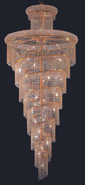 Elegant Lighting V1800SR36G/RC 32 Light Chandelier, Gold