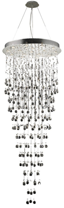 Elegant Lighting V2006G30C/RC 16 Light Chandelier, Chrome