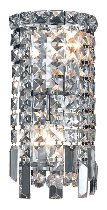 Elegant Lighting V2031W6C/RC Two Light Wall Sconce, Chrome