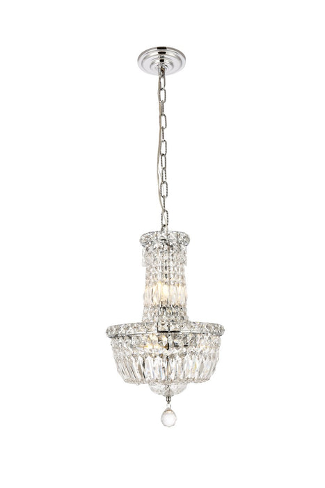 Elegant Lighting V2528D12C/RC Six Light Pendant, Chrome