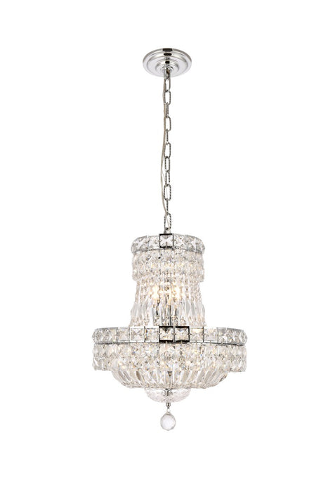 Elegant Lighting V2528D14C/RC Six Light Pendant, Chrome