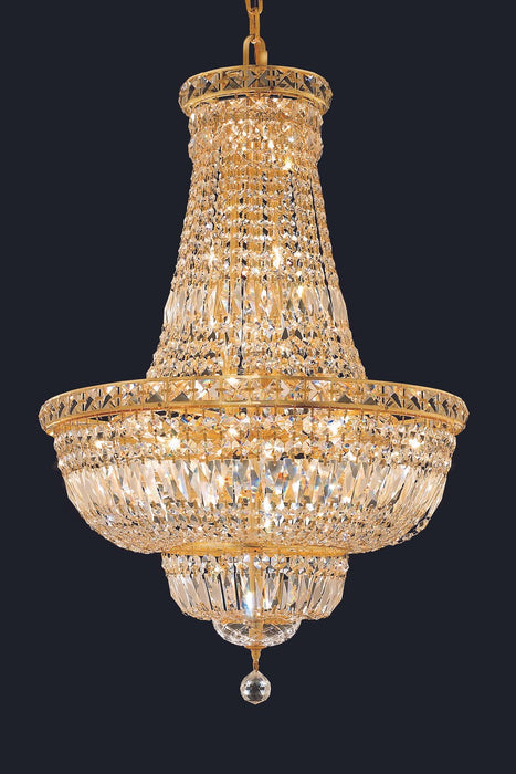 Elegant Lighting V2528D22G/RC 22 Light Chandelier, Gold