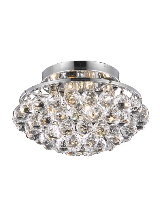 Elegant Lighting V9805F14C/RC Four Light Flush Mount, Chrome