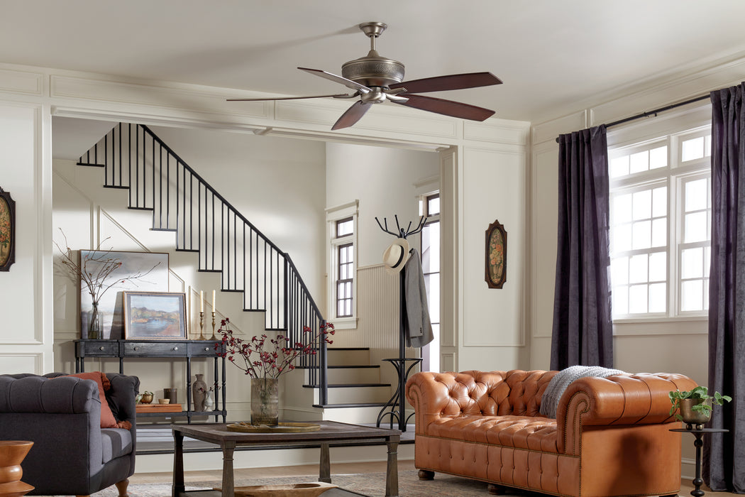 Kichler 300206BAP 70" Ceiling Fan, Burnished Antique Pewter