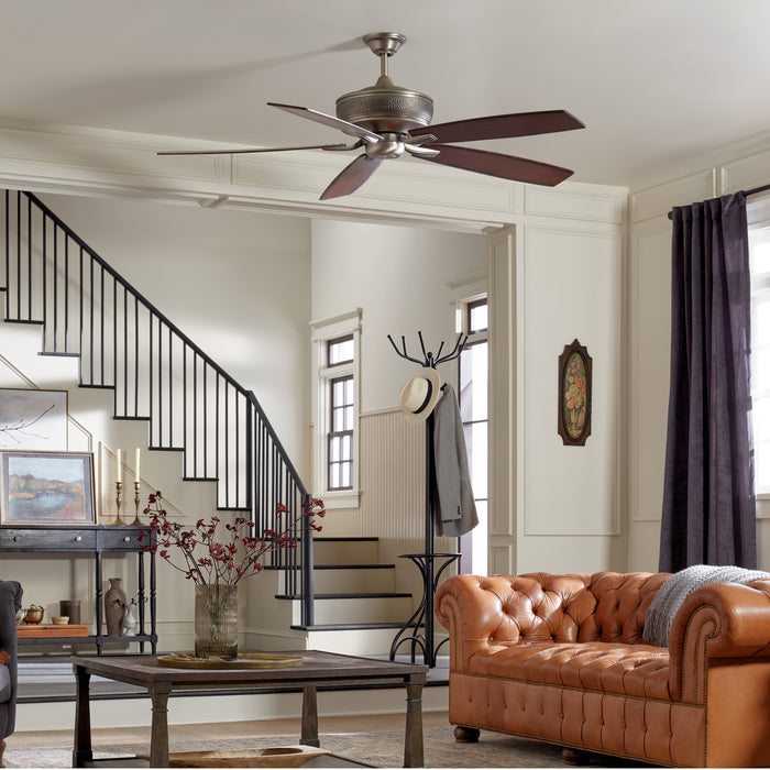 Kichler 300206BAP 70" Ceiling Fan, Burnished Antique Pewter