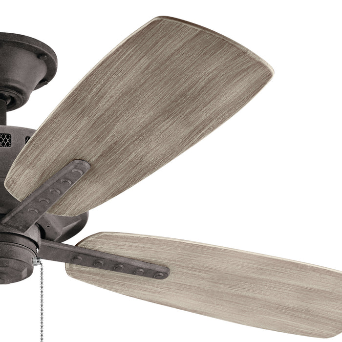 Kichler 310152WZC 52" Ceiling Fan, Weathered Zinc