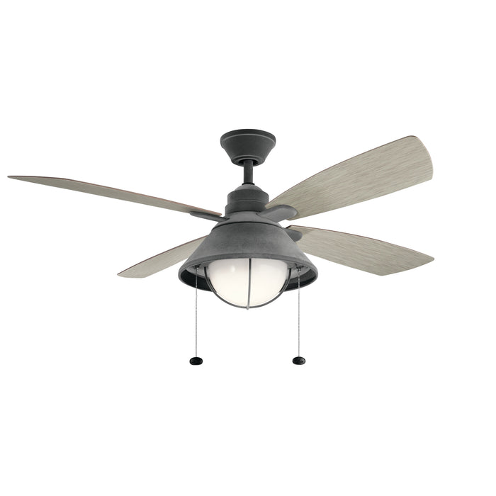 Kichler 310181WZC 54" Ceiling Fan, Weathered Zinc