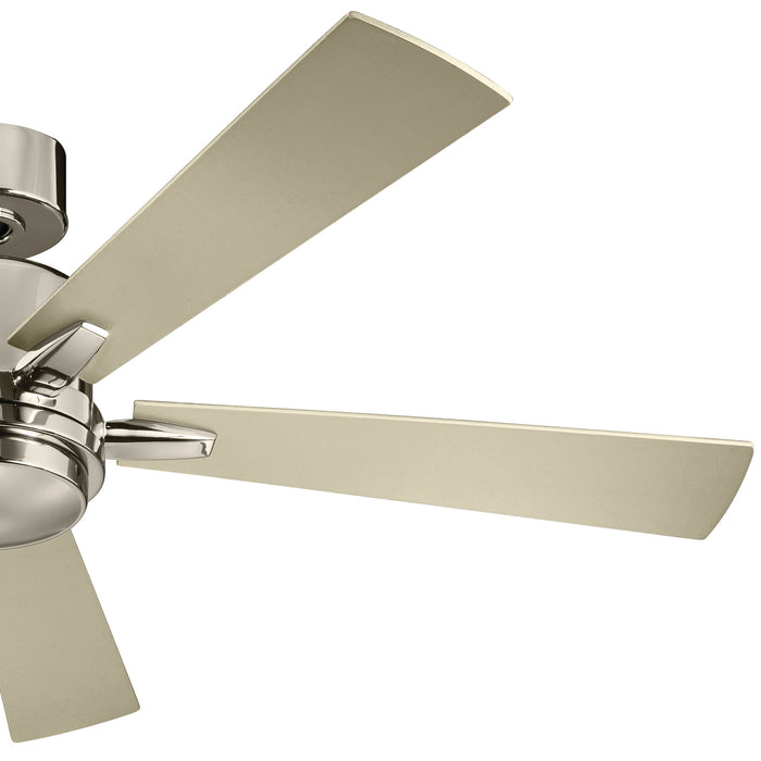 Kichler 330000PN 52" Ceiling Fan, Polished Nickel