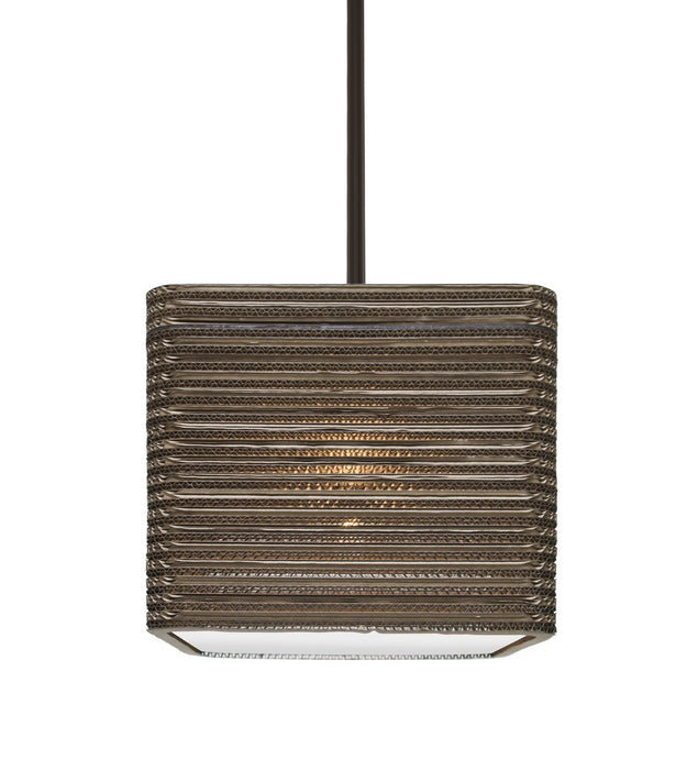 Besa 1TT-KIRK12-LED-BR One Light Pendant, Bronze