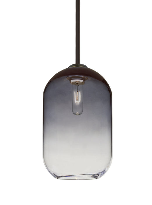 Besa 1TT-OMEGA12ST-BR One Light Pendant, Bronze