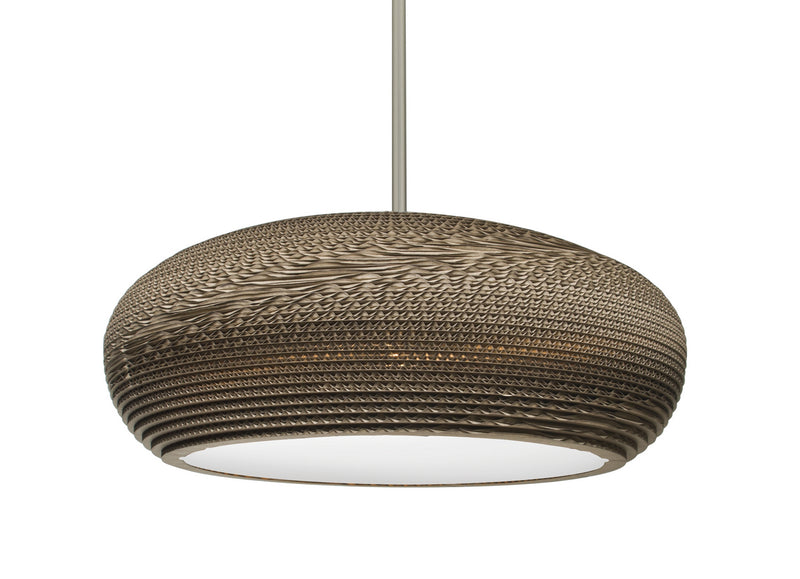 Besa 1TT-VENUS-LED-SN One Light Pendant, Satin Nickel