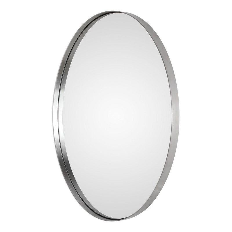 Uttermost 09354 Mirror, Brushed Nickel