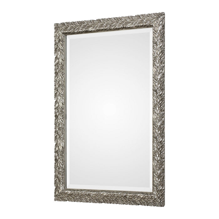 Uttermost 09359 Mirror, Burnished Metallic Silver