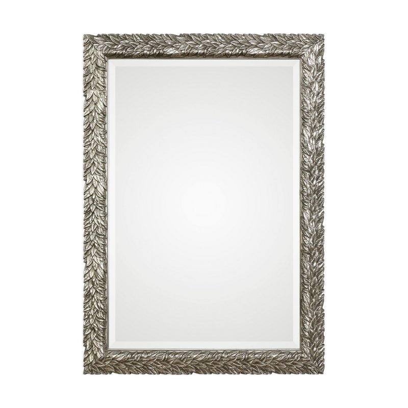 Uttermost 09359 Mirror, Burnished Metallic Silver