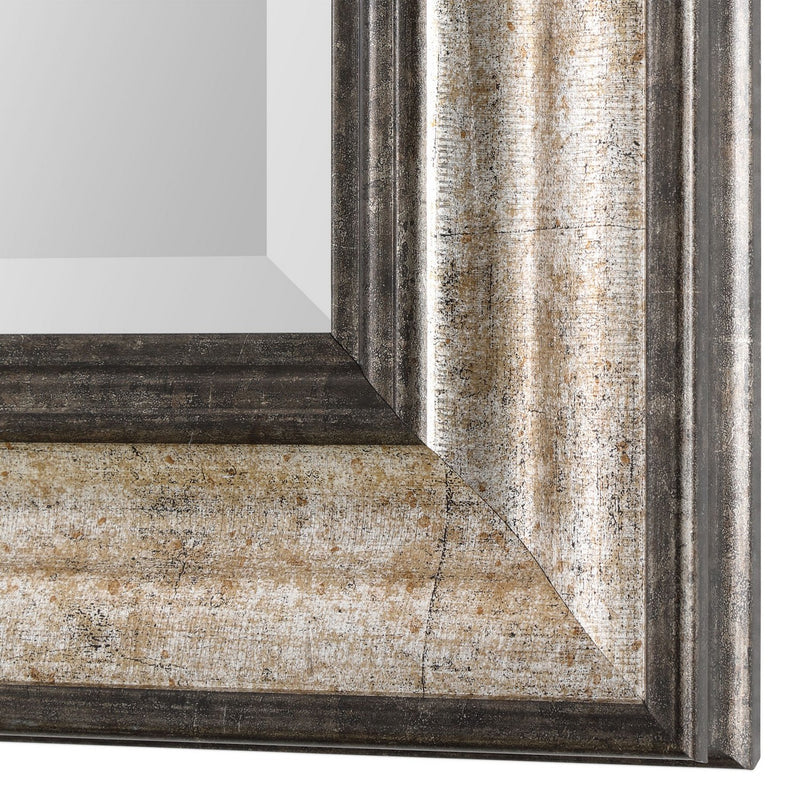 Uttermost 09366 Mirror, Antiqued Metallic Silver