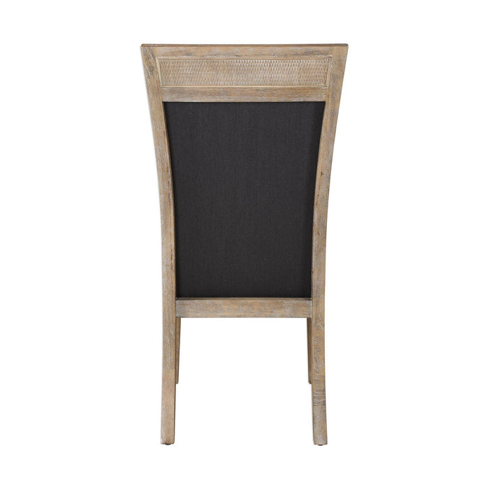 Uttermost 23440 Arm Chair, Dark Gray
